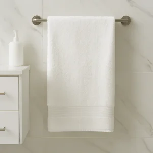 Toalla Calvin Klein Infinite Solid White Bath Towel 76cm x 142cm