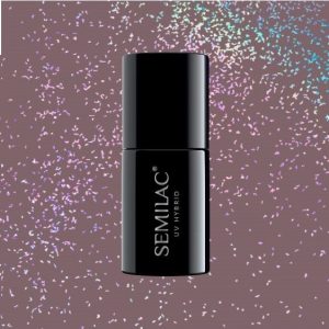 322 Semilac Shimmer Dust Brown