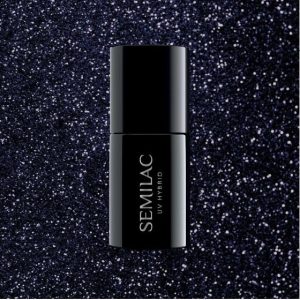 340 Semilac Shimmer Black