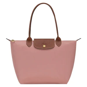 Longchamp Cartera Le Pliage Shoulder Bag Medium Color Pink Tea